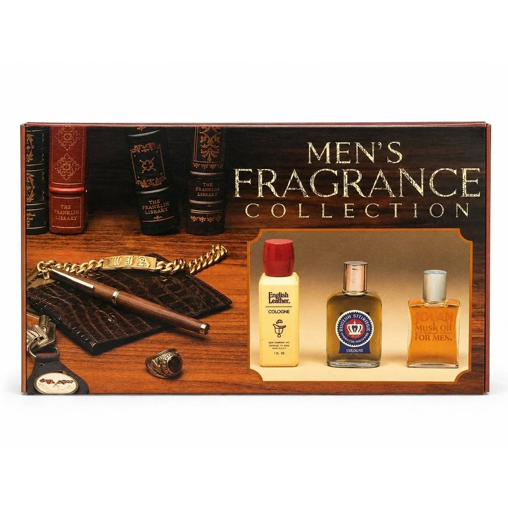Grover Associate 3pc Fragrance Collection English Leather British Sterling Jovan